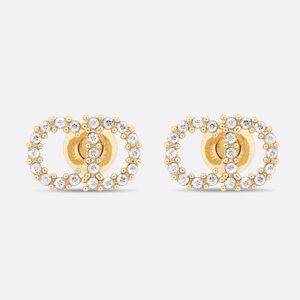 Dior stud earrings